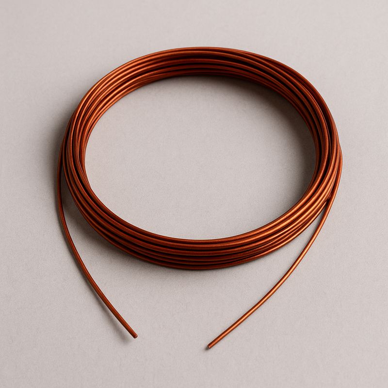 INDECO - 2 METROS DE ALAMBRE O HILO DE COBRE ESMALTADO 29 AWG  0,287MM