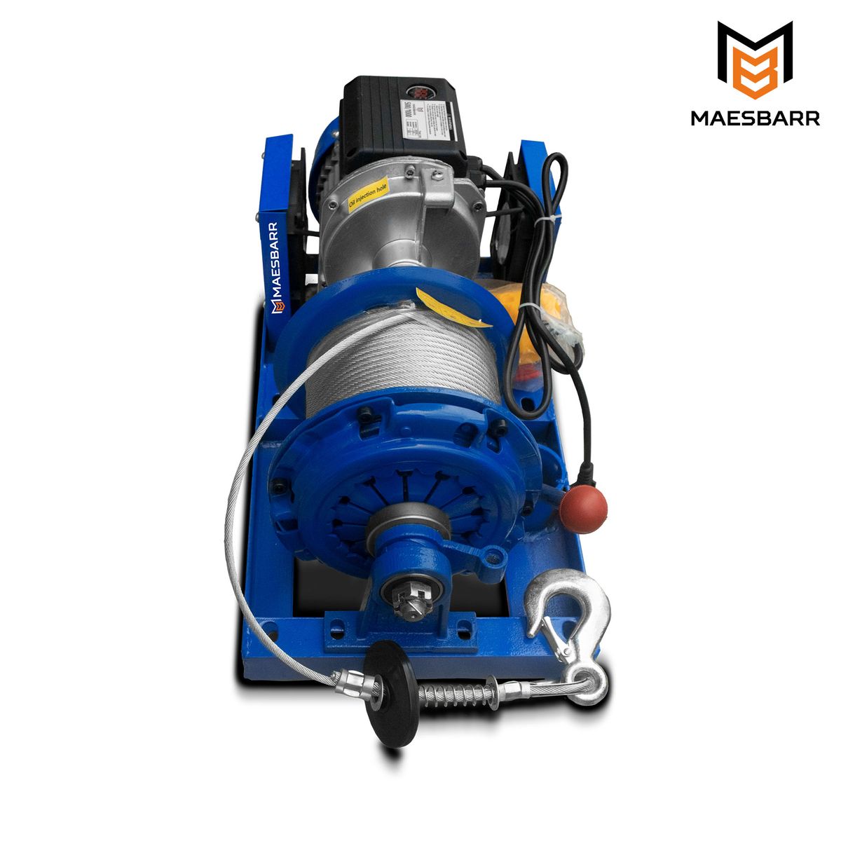 MAESBARR - WINCHE ELECTRICO CON CABLE DE 60