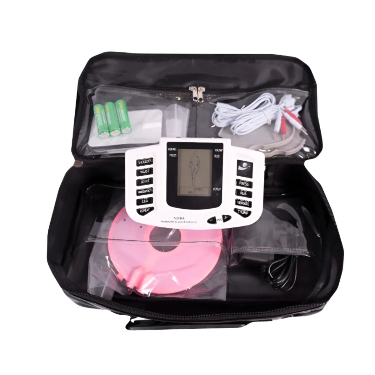 GENERICO - TENS ELECTROESTIMULADOR CON SANDALIA Y PARCHES