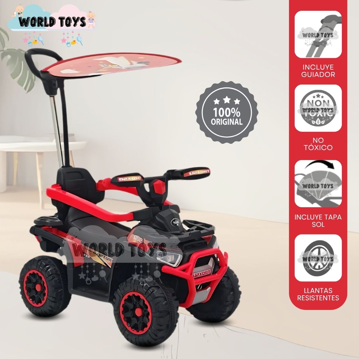 JEEP - Correpasillo Guiador Buggy «TERRA PLUS» Red