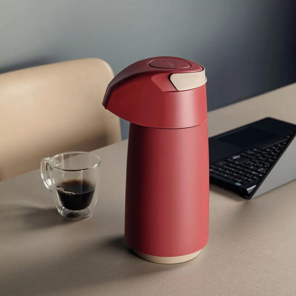 TRAMONTINA - Termo con Sifón 1 Lt Rojo - Tramontina 70161953