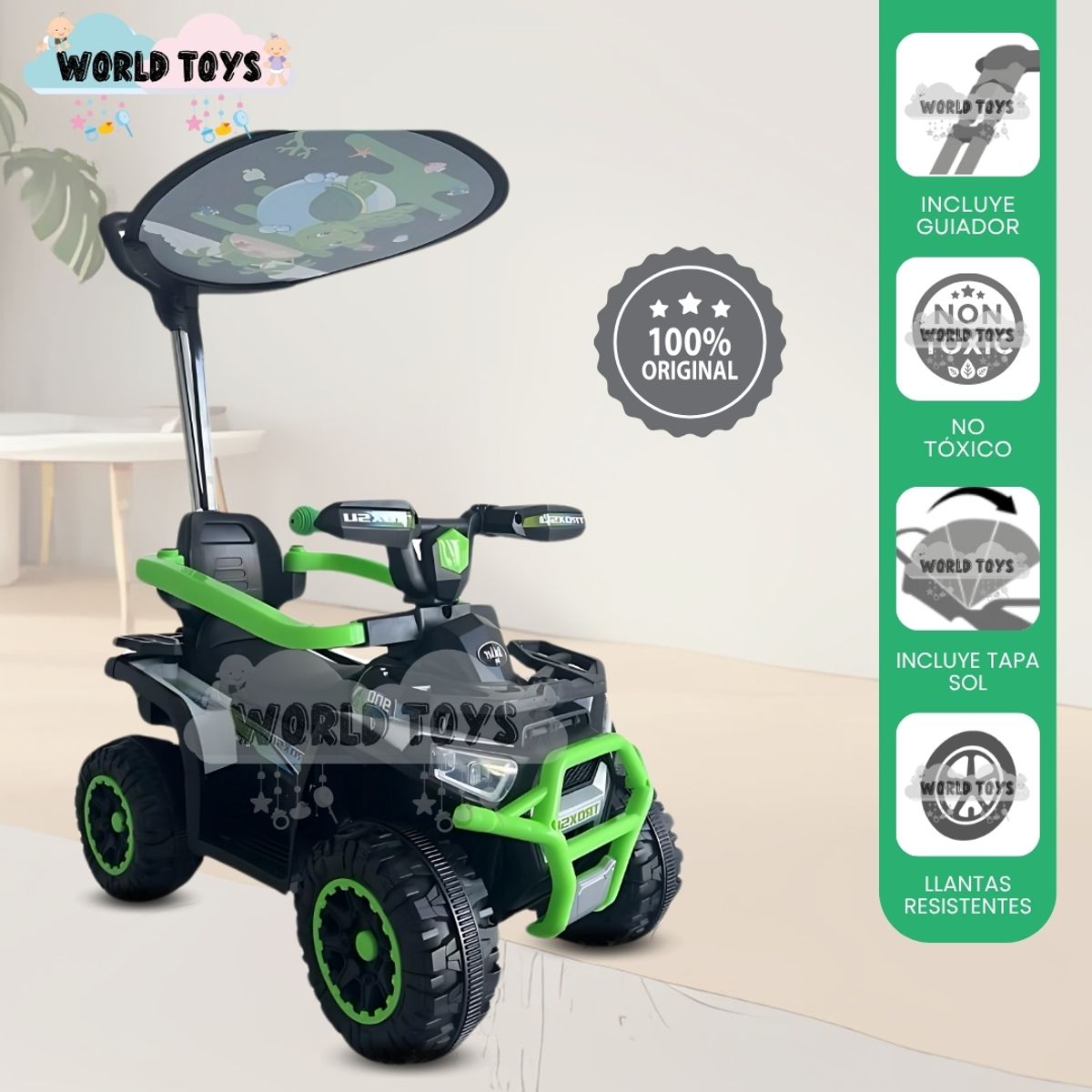 JEEP - Correpasillo Guiador Buggy «TERRA PLUS» Green