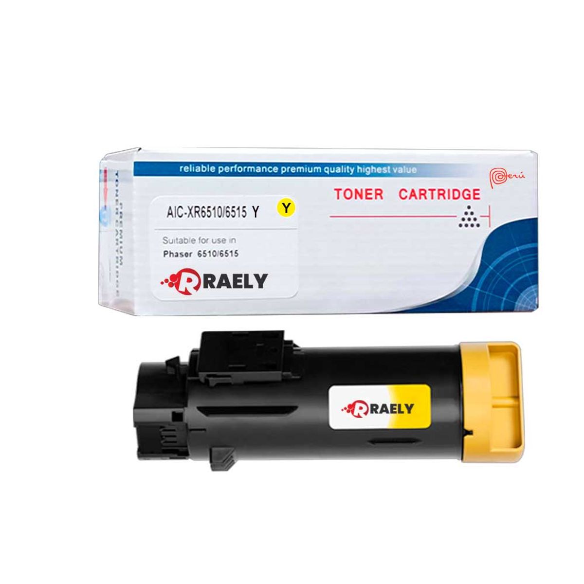 GENERICO - Toner raely generico Compatible Xerox 6510 (106R03483) – Yellow