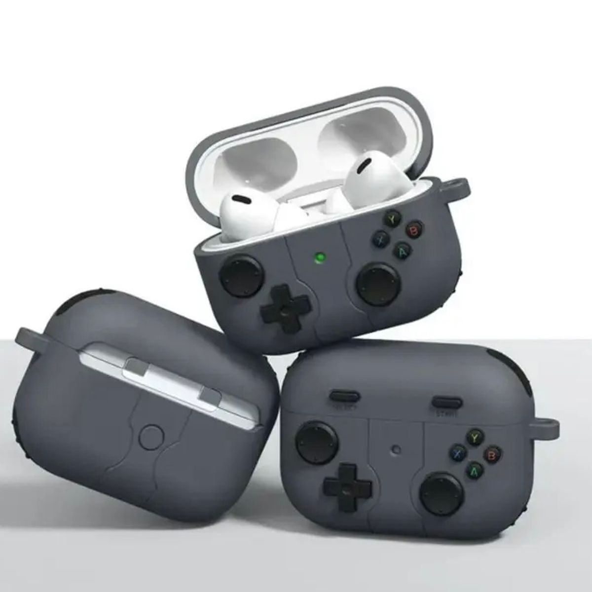 GENERICO - Funda Modelo Nintendo Para Modelo Airpods Pro 2 - Negro