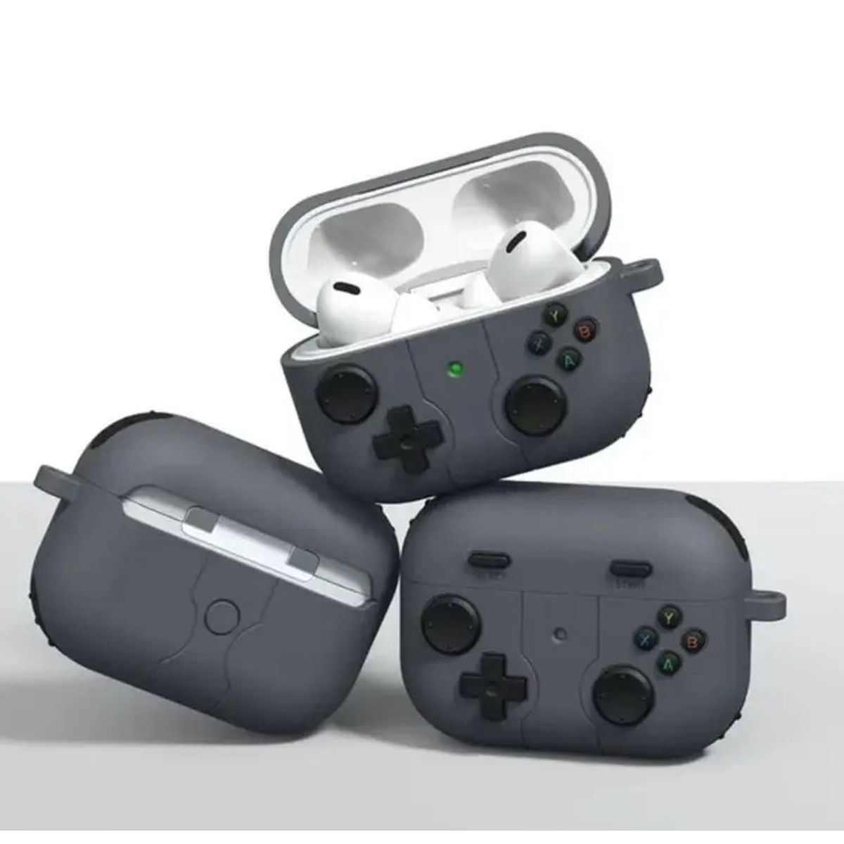 GENERICO - Funda Modelo Nintendo Para Modelo Airpods Pro 2 - Negro
