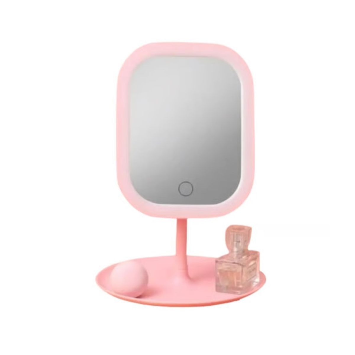 GENERICO - Espejo de Maquillaje Tactil con 3 tonos de luz Recargable