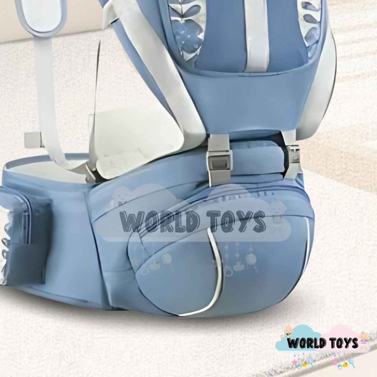 BABY - Canguro Ergonómico para Bebé «KANGÙ» Light Blue