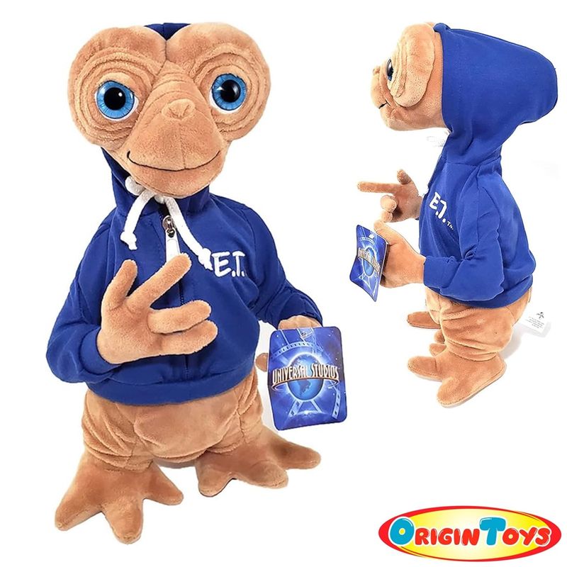 UNIVERSAL STUDIOS - PELUCHE - E.T. - THE EXTRA-TERRESTRIAL (CON CAPUCHA AZUL)