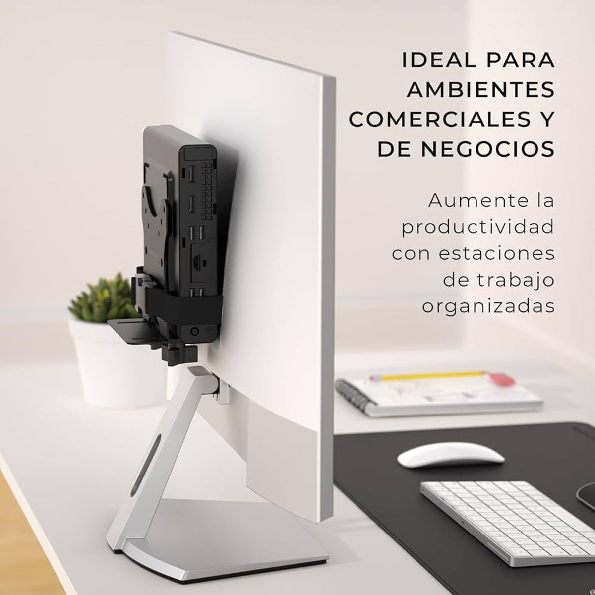 HP - Computadora HP ProDesk 400 G6 I5-10500t 8gb, 512gb Ssd M.2 + Monitor 19 Led HP