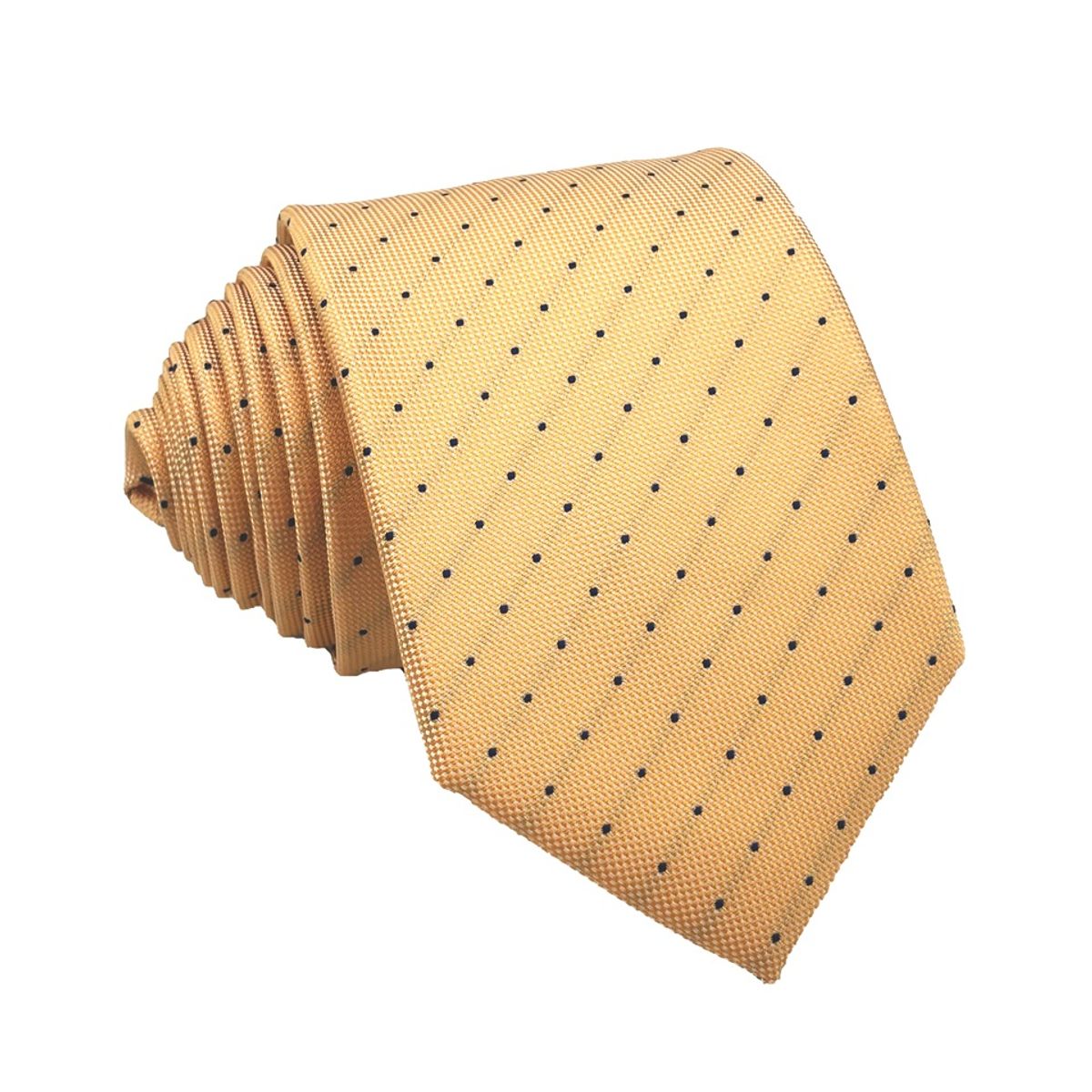 CHRISTIAN ARMAND - Corbata con Puntos Dorado Cálido Formal Slim Fit  Christian Armand