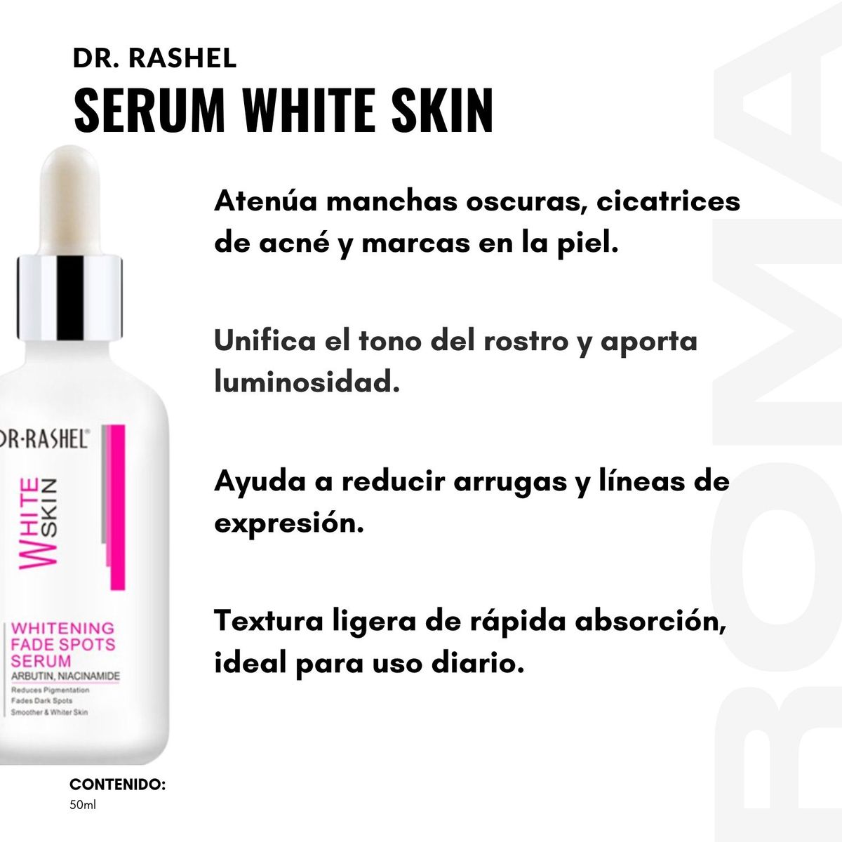 GENERICO - WHITE SKIN SERUM 50ML DR RASHEL