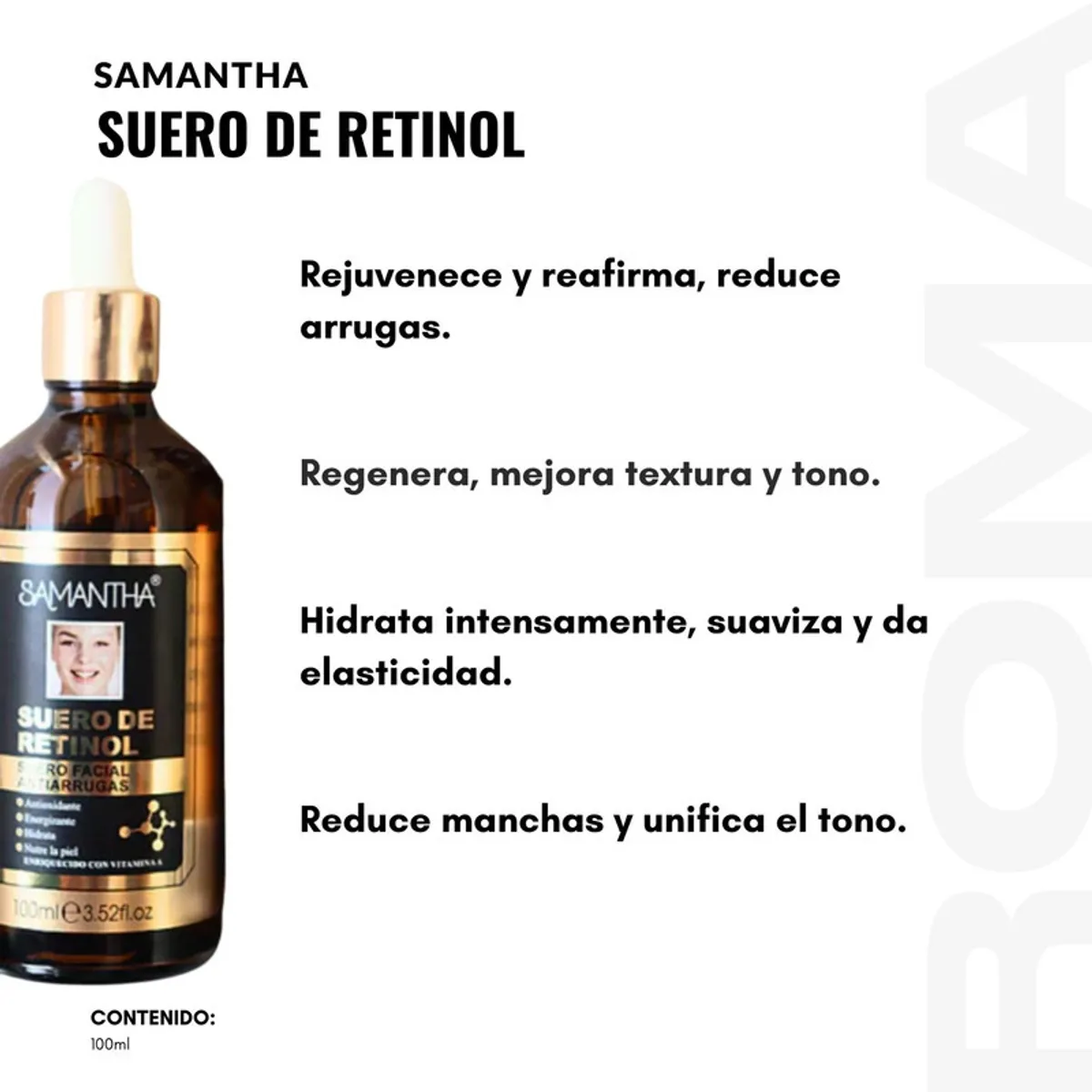GENERICO - PACK 3 SUERO DE RETINOL 300ML SAMANTHA