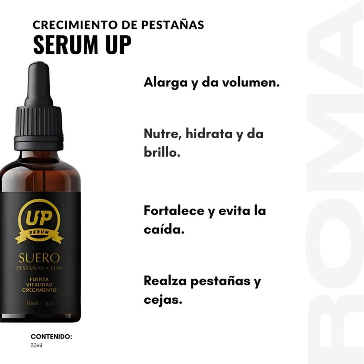 GENERICO - PACK 2 SERUM UP CRECIMIENTO DE PESTAÑAS Y CEJAS 60ML