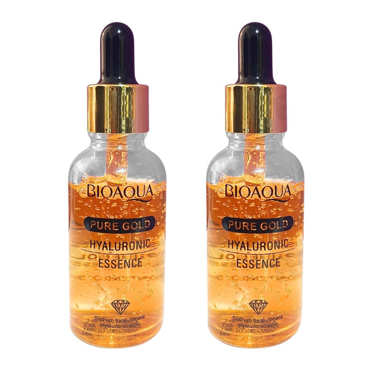 BIOAQUA - PACK 2 PURE GOLD HYALURONIC ESSENCE 60ML BIOAQUA
