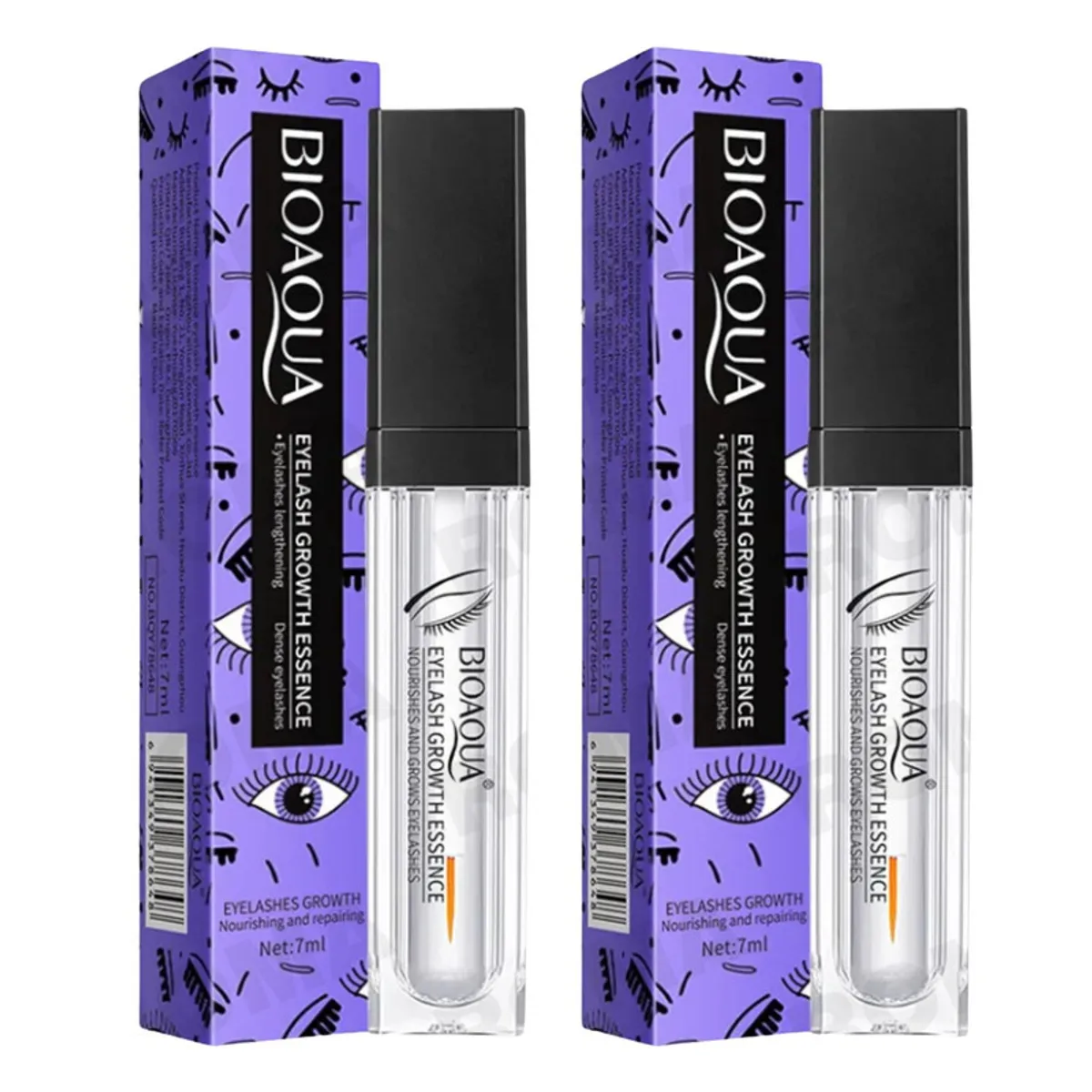 BIOAQUA - PACK 2 SERUM PARA CRECIMIENTO DE PESTAÑAS 14ML BIOAQUA