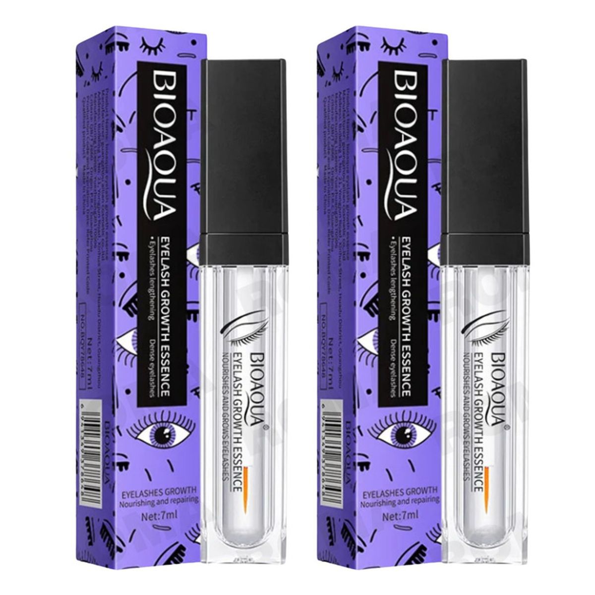 BIOAQUA - PACK 2 SERUM PARA CRECIMIENTO DE PESTAÑAS 14ML BIOAQUA