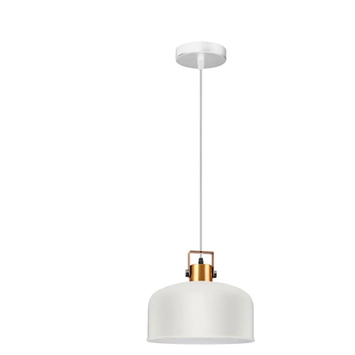 GENERICO - Lámpara Colgante Campana White Led