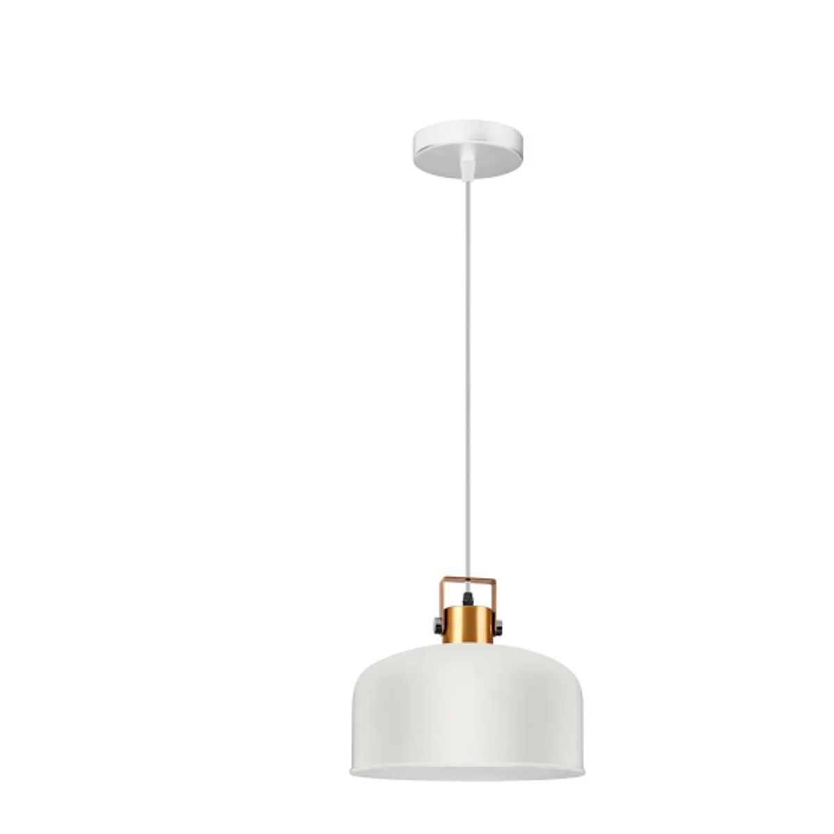 GENERICO - Lámpara Colgante Campana White Led