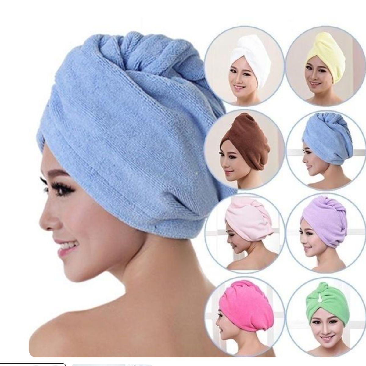 GENERICO - Gorro de microfibra para cabello