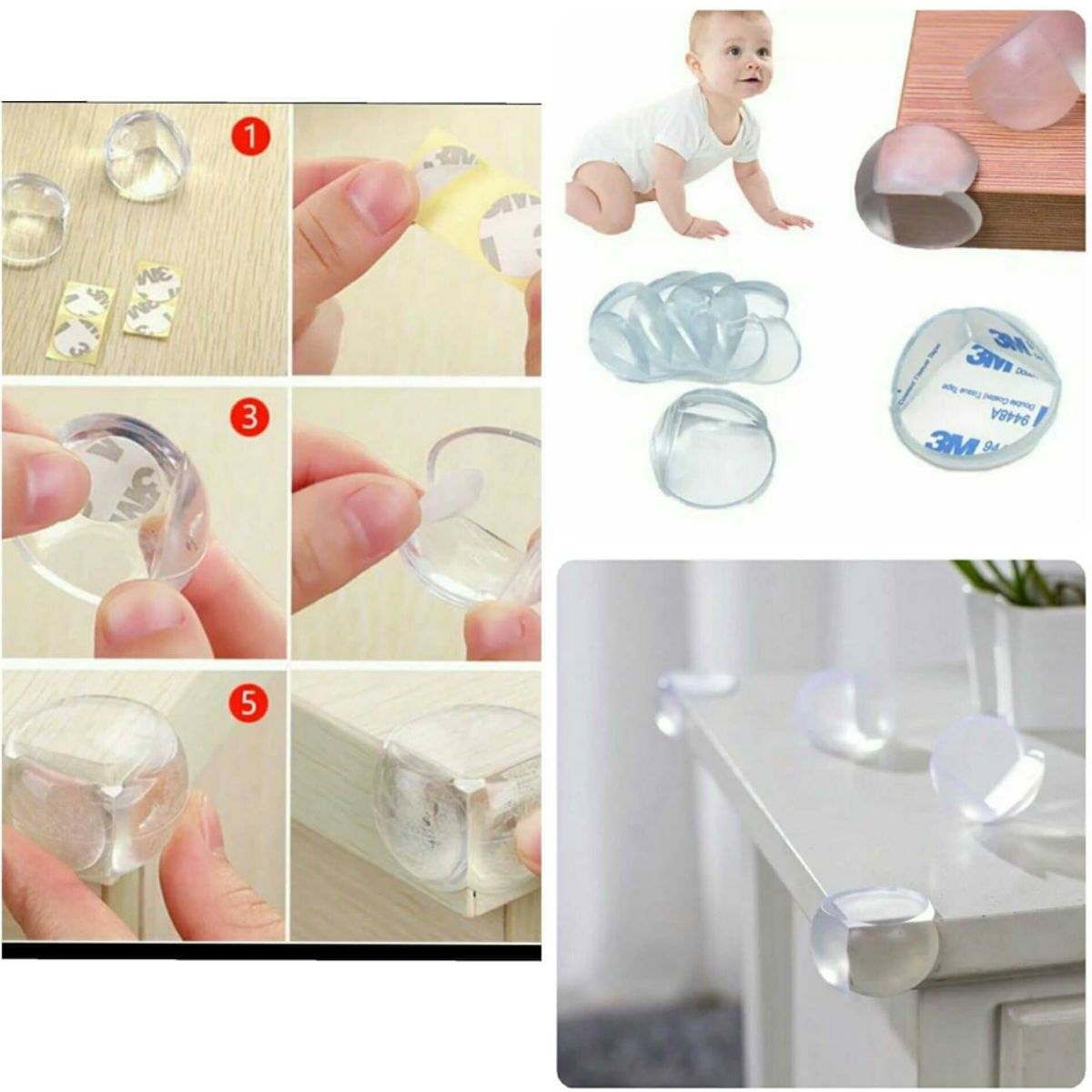 GENERICO - Protector de esquina x4 unidades