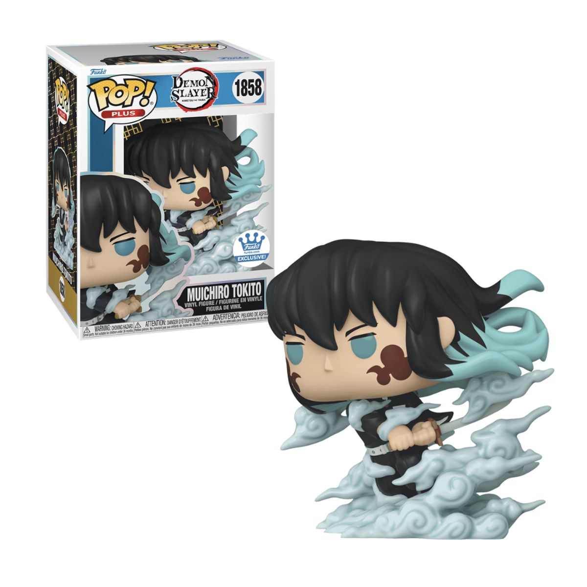FUNKO - Muichiro Tokito Funko Pop 1858 Plus Demon Slayer Exclusivo