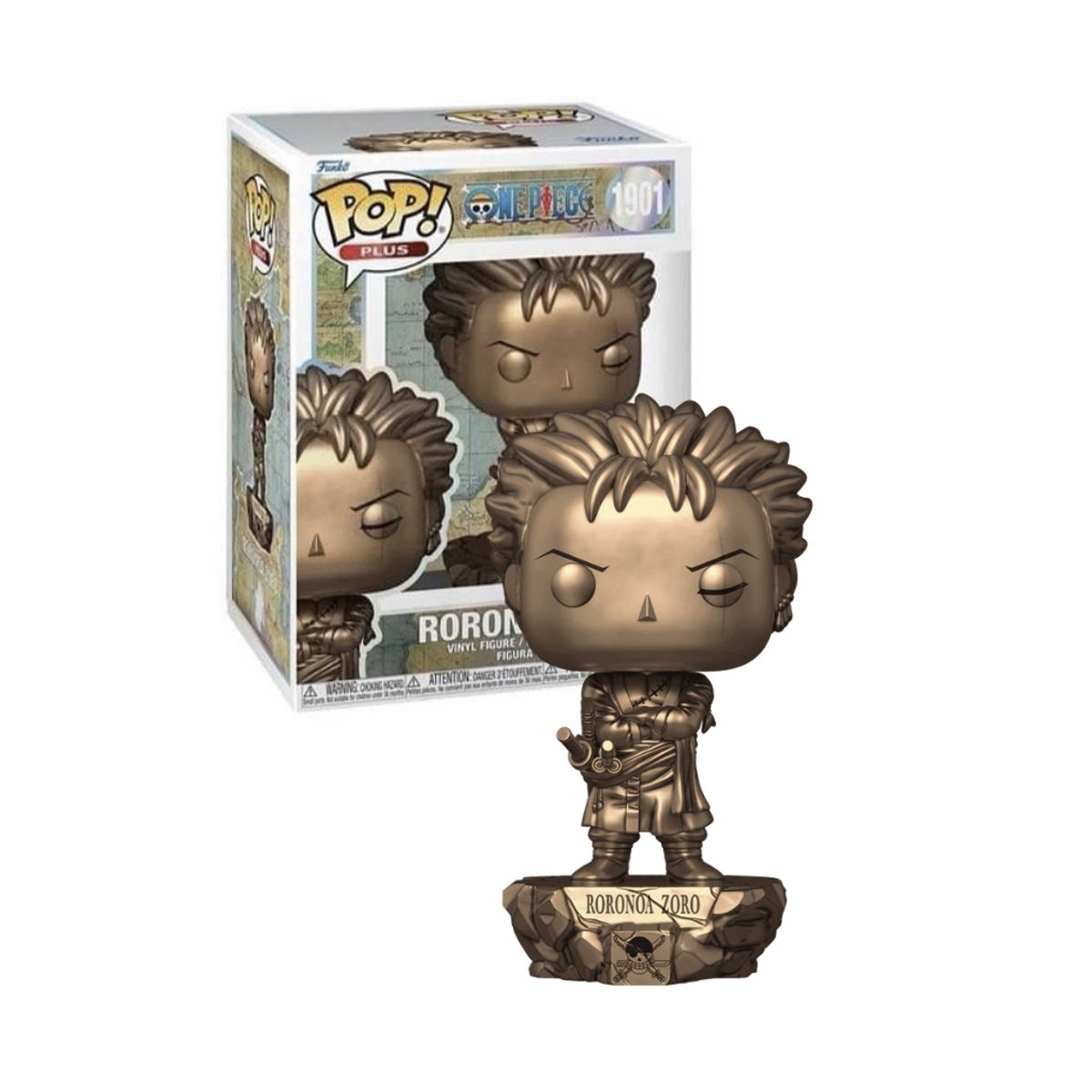 FUNKO - Roronoa Zoro Bronze Statue Funko Pop 1901 One Piece
