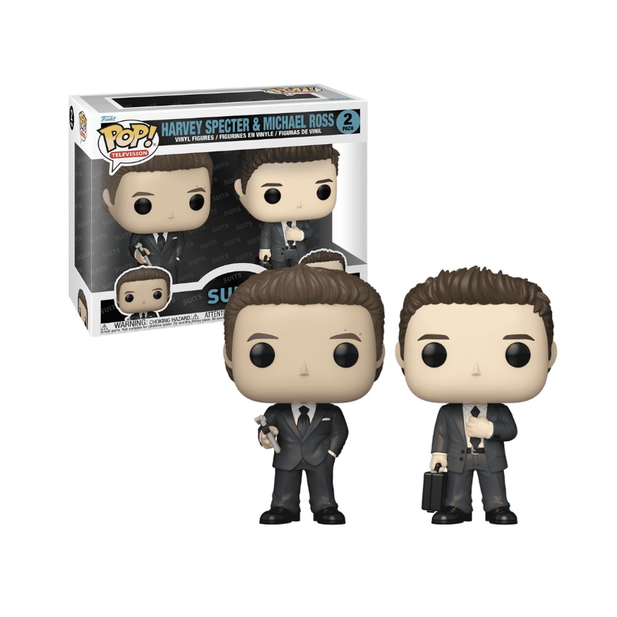 FUNKO - Harvey Specter y Michael Ross Funko Pop 2pack Suits Original