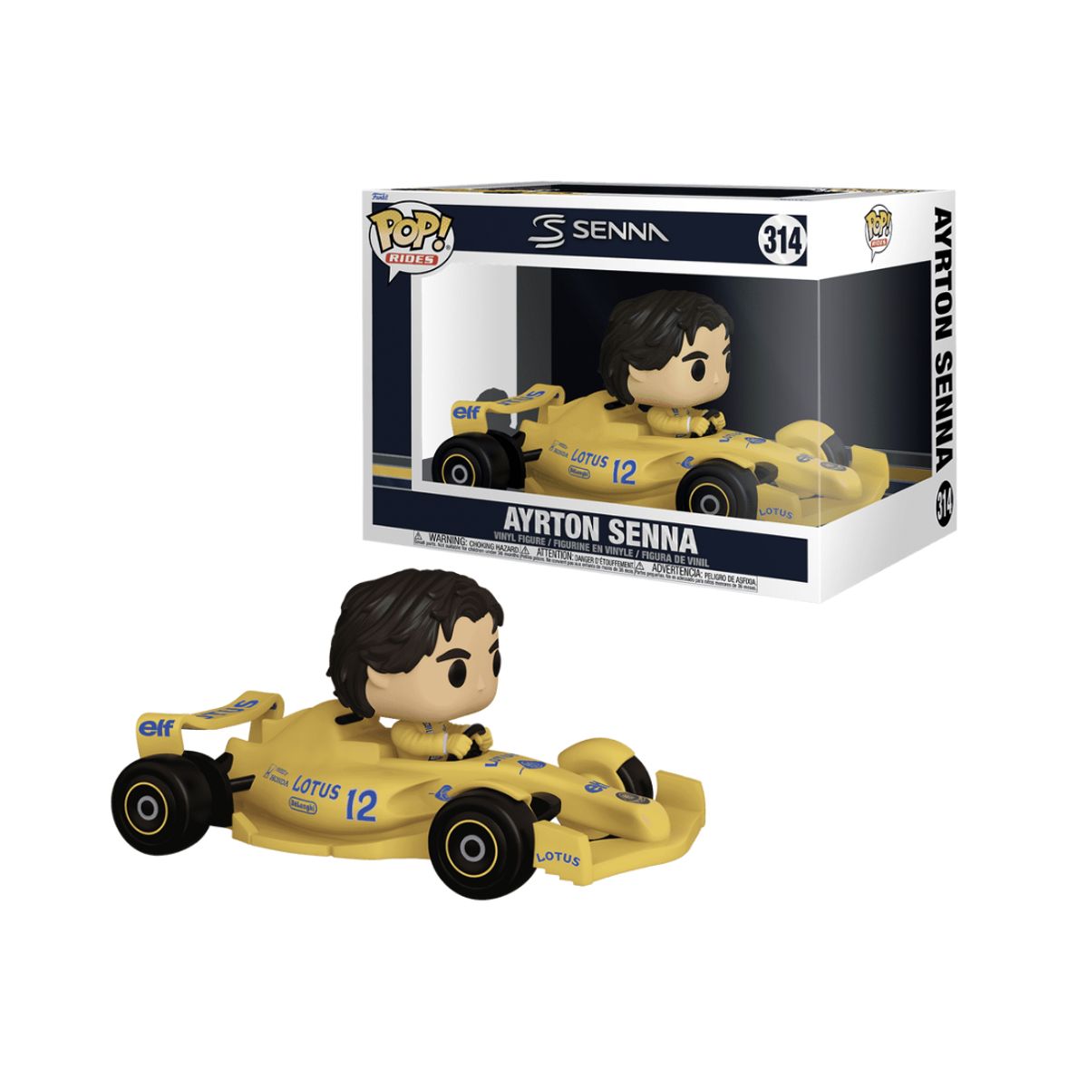 FUNKO - Ayrton Senna McLaren Deluxe Funko Pop 314 Exclusivo Ride