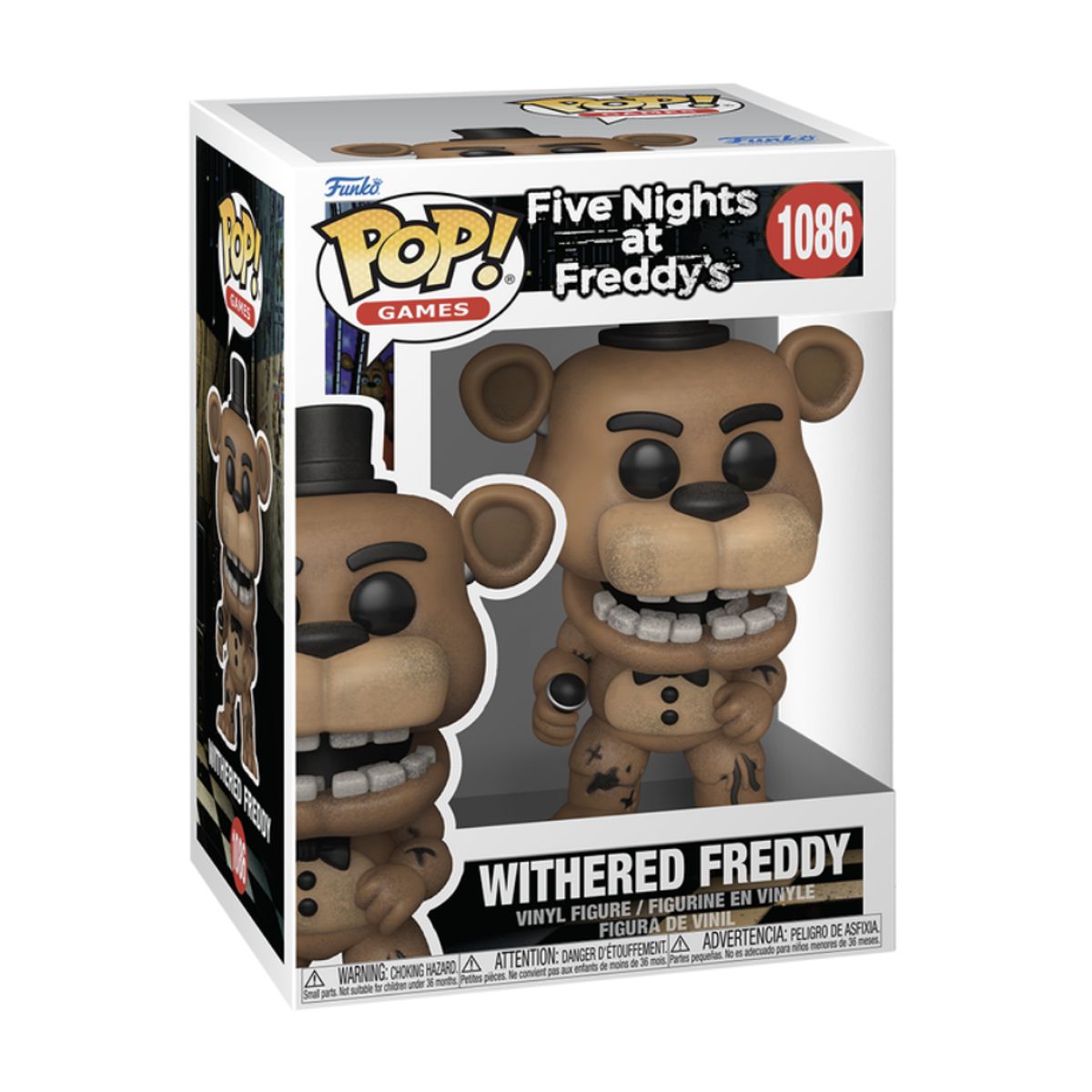 FUNKO - Withered Freddy Funko Pop 1086 Five Nights at Freddys
