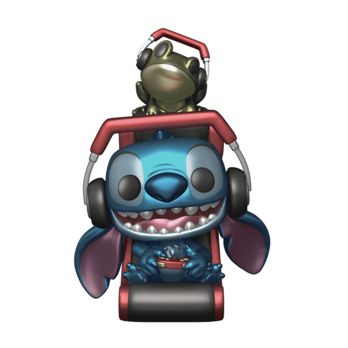 FUNKO - Gamer Stitch Metalico Funko Pop 1564 Lilo y Stitch Exclusivo