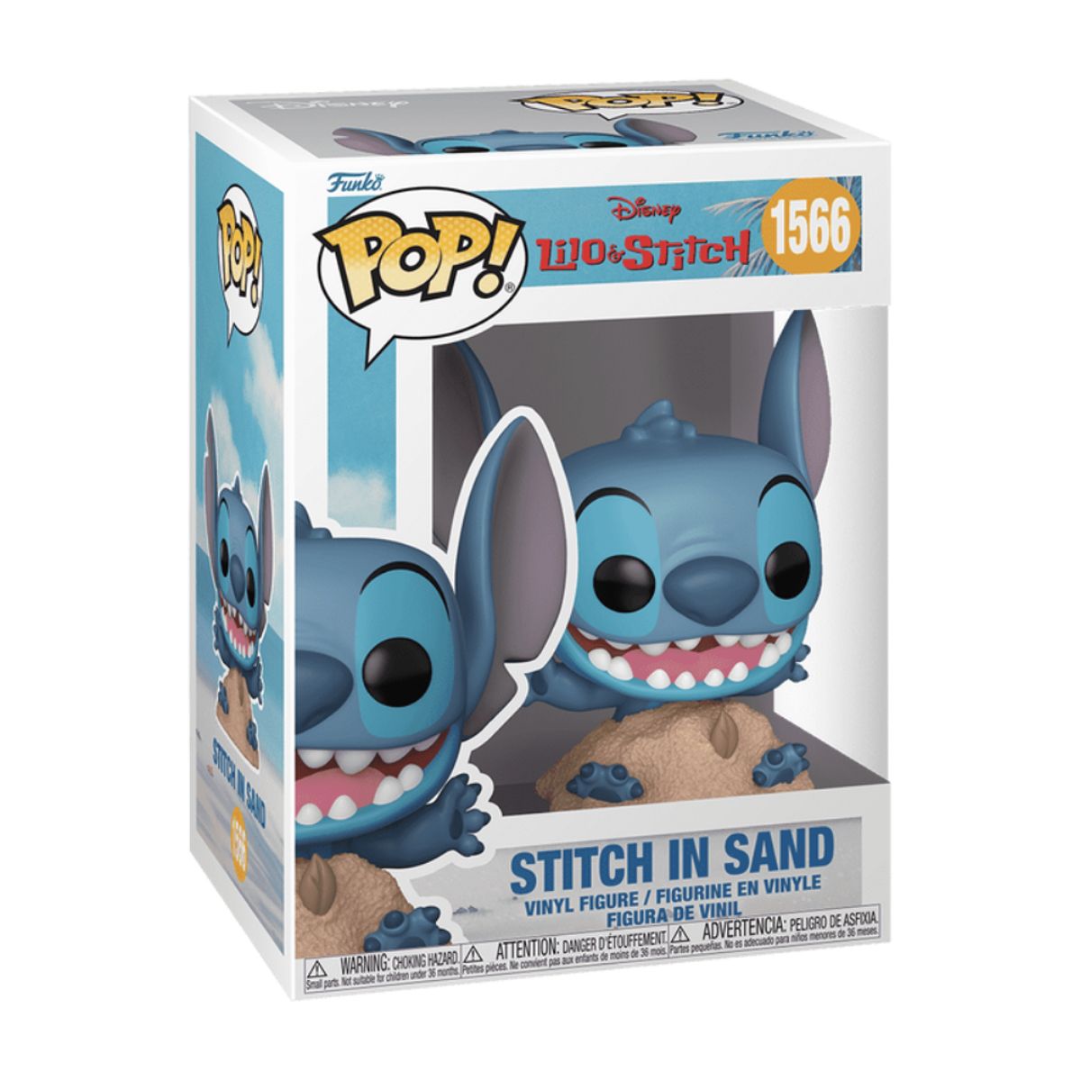 FUNKO - Stitch en Arena Funko Pop 1566 Lilo y Stitch Original