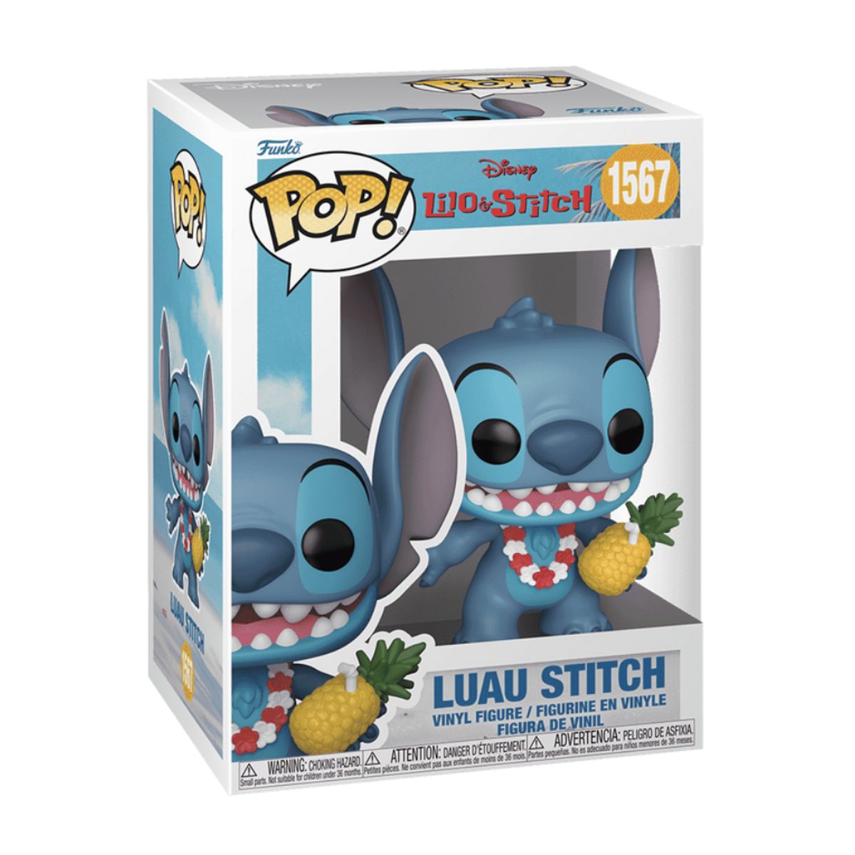 FUNKO - Luau Stitch Funko Pop 1567 Lilo y Stitch Original