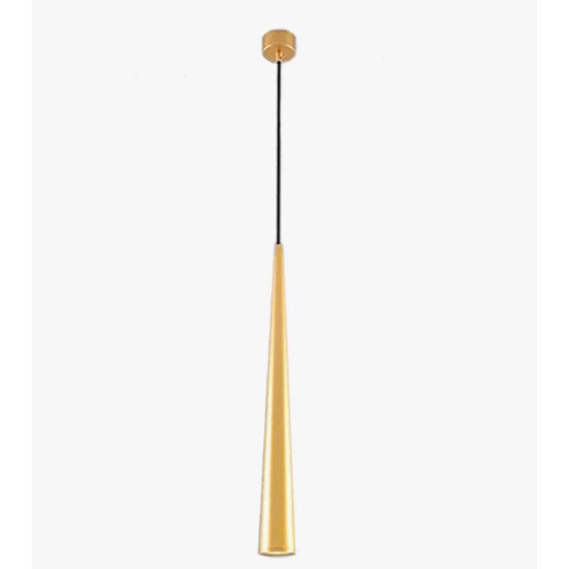 GENERICO - Lámpara Colgante Campana Gold Led