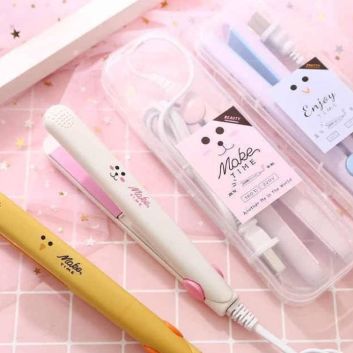 GENERICO - Mini plancha para cabello