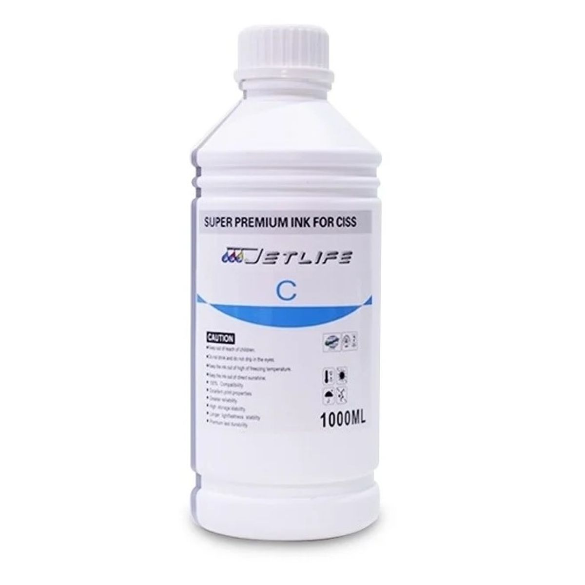 JETLIFE - Tinta jetlife Super Premium Ink For Ciss 1Lt  cyan
