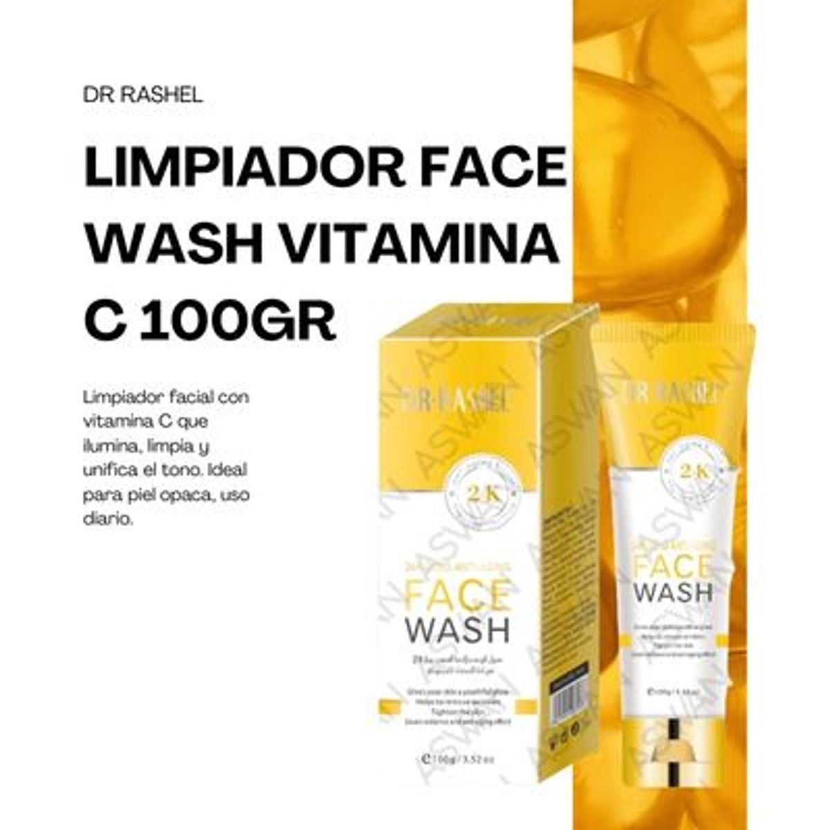 GENERICO - LIMPIADOR FACE WASH VITAMINA C 100GR - DR RASHEL