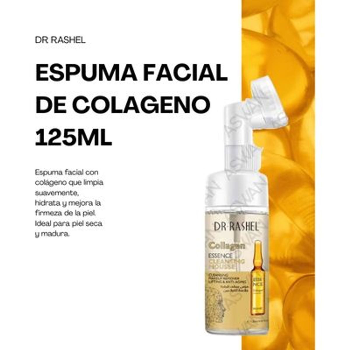 GENERICO - ESPUMA FACIAL DE COLAGENO 125ML - DR RASHEL