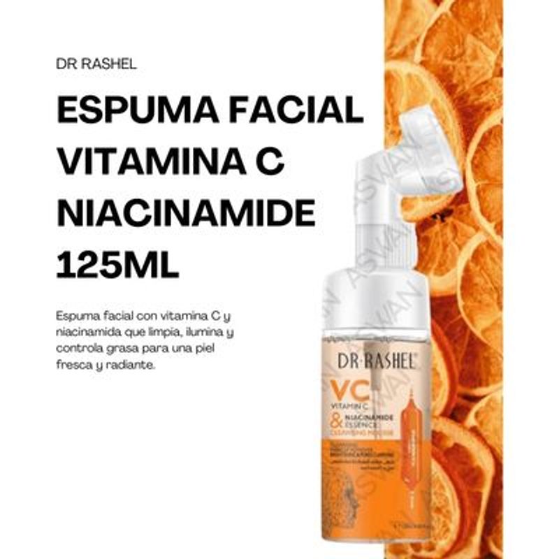 GENERICO - ESPUMA FACIAL VITAMINA C NIACINAMIDE 125ML - DR RASHEL