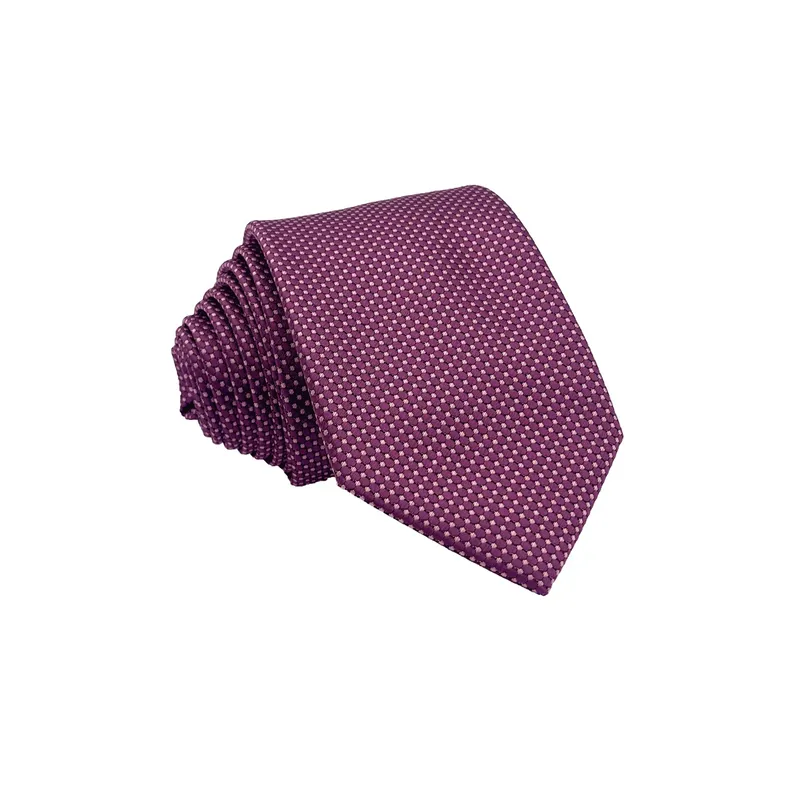 CHRISTIAN ARMAND - CORBATA MORADA ESTAMPADO DE PUNTOS CHRISTIAN ARMAND