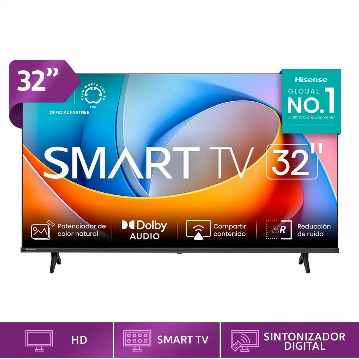HISENSE - TELEVISOR SMART HISENSE 32 32A4NV HD VIDAA