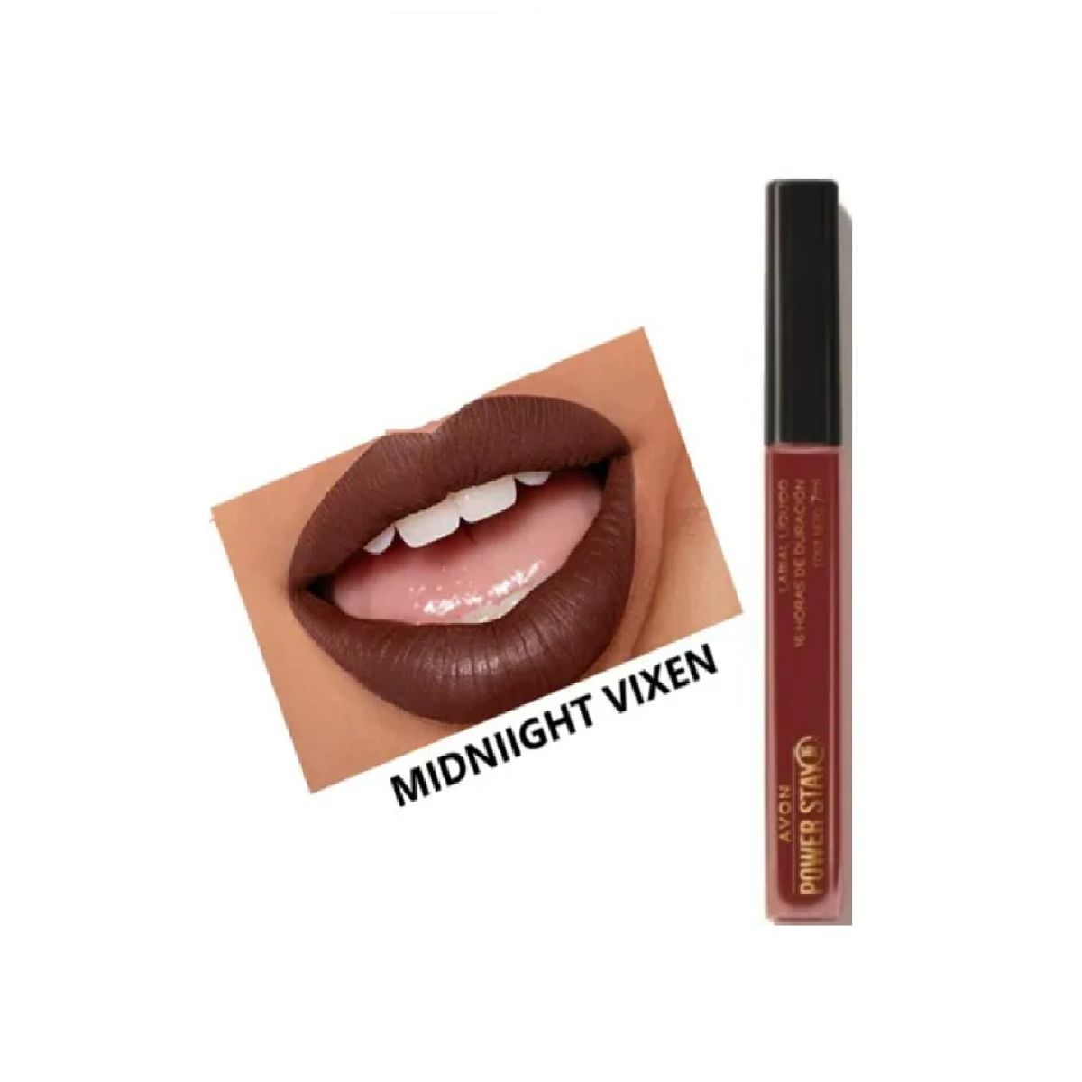 AVON - Labial Líquido midnight vixen Power Stay Avon
