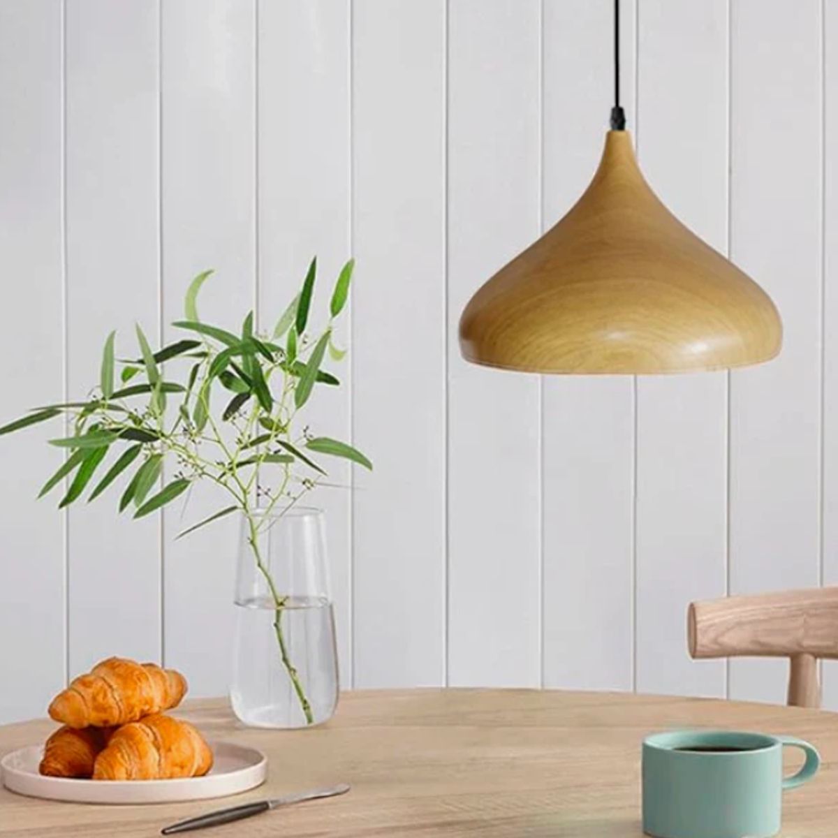 GENERICO - Lámpara Colgante Campana Gold Led