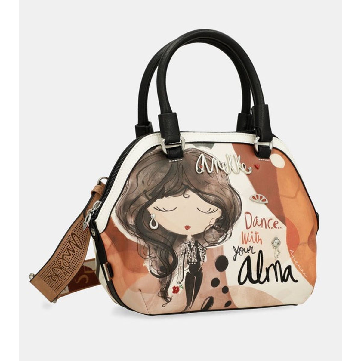 GENERICO - Cartera Mediana Bowling-Anekke Alma