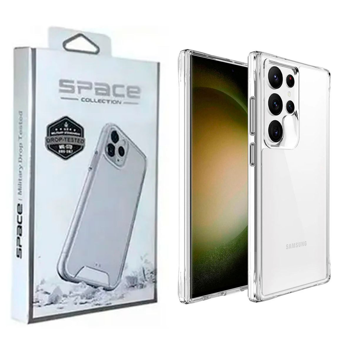 GENERICO - Case Space Samsung S22 ULTRA - Transparente