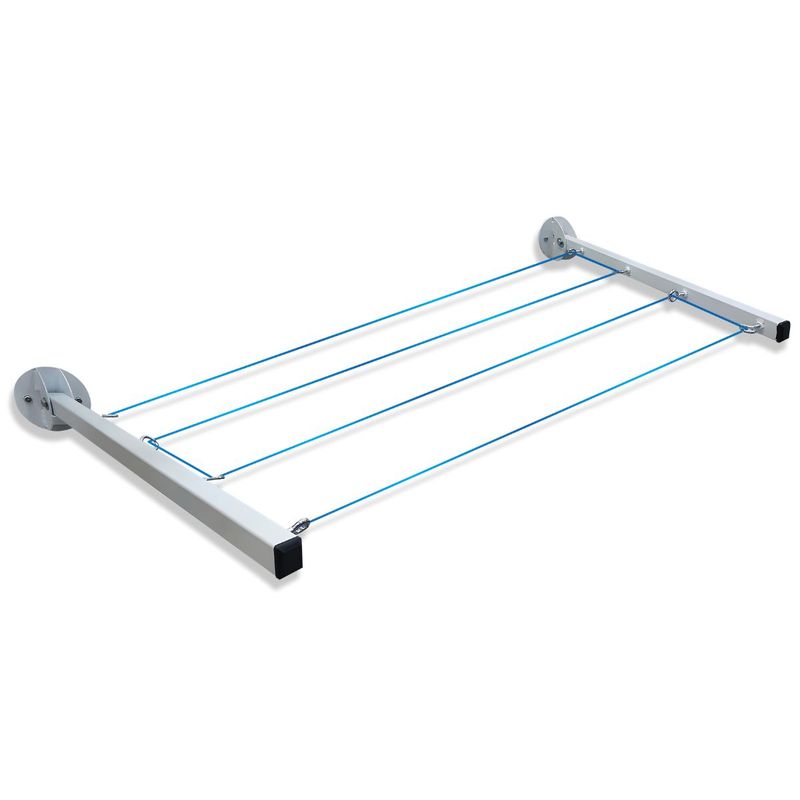 IMSARACKS - Tendedero Ropa Metal 100% Plegable Cables Acero