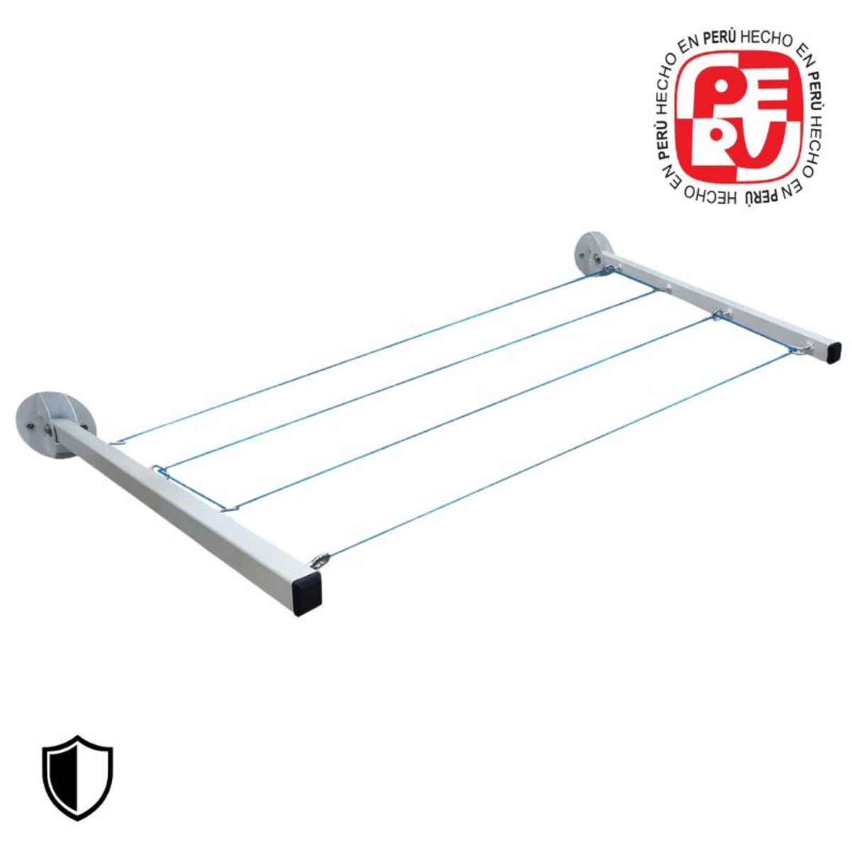 IMSARACKS - Tendedero Ropa Metal 100% Plegable Cables Acero