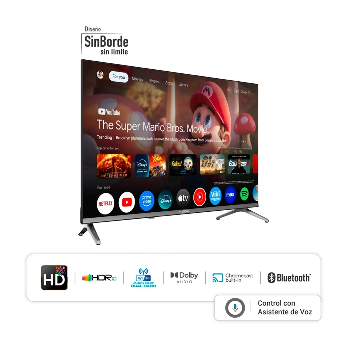 HYUNDAI - TELEVISOR SMART TV HYUNDAI QLED 32 HYLED3259QG