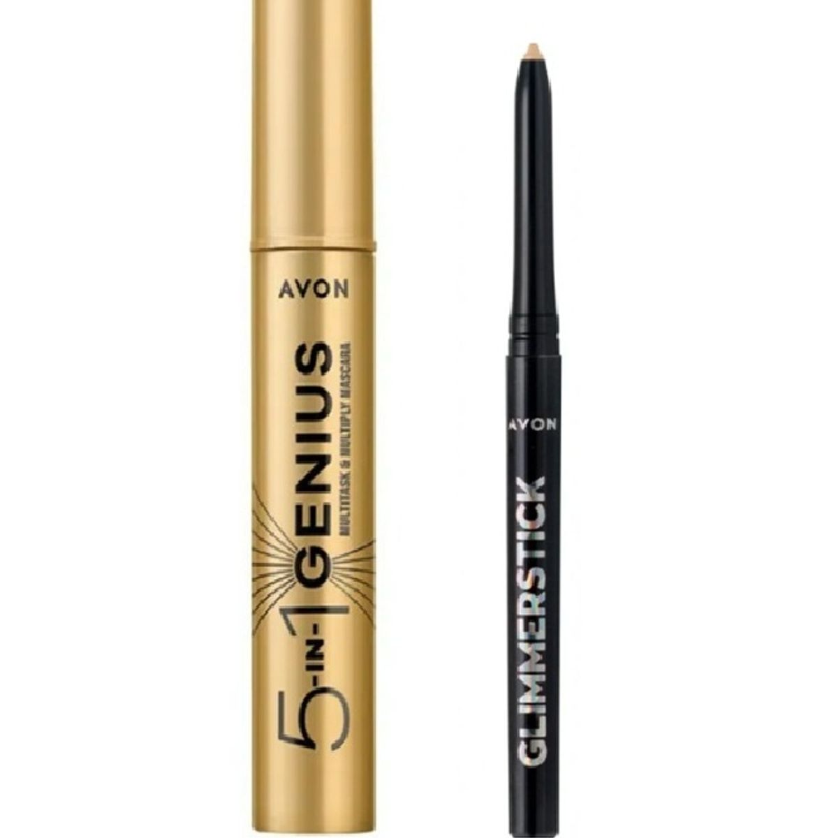 AVON - Máscara 5 in 1 Genius Avon + delineador brown sugar