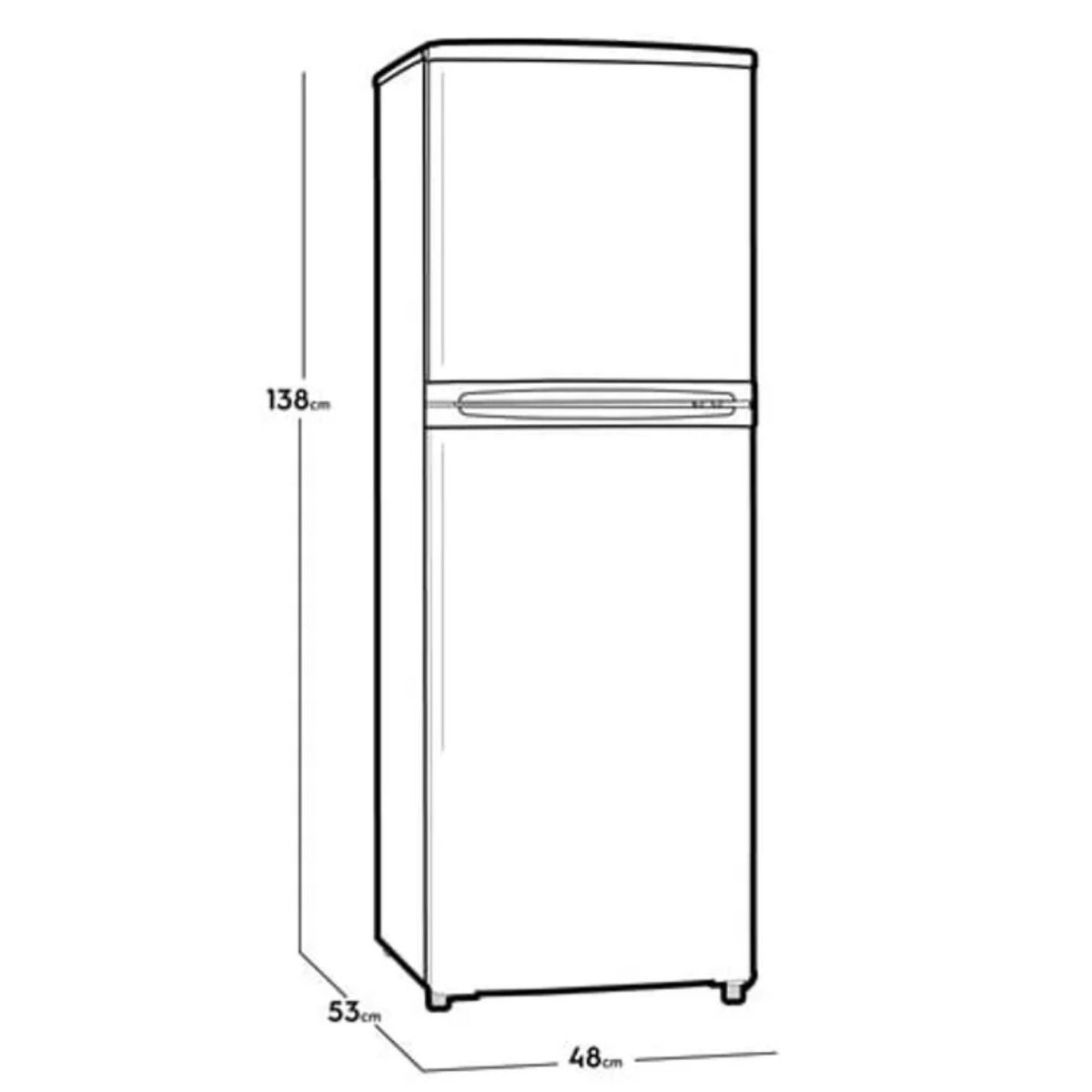 ELECTROLUX - Refrigeradora Electrolux 138L Frost 2 Puertas Inox ERT18G2HNI