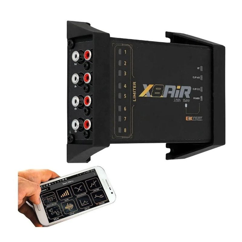 GENERICO - Procesador de Sonido 8 Vías Expert X8 AIR, Con Bluetooth